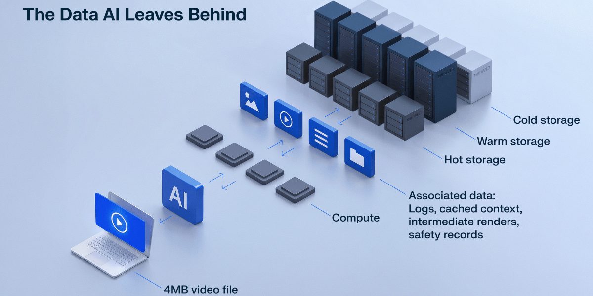 Enterprise storage spending outpaces GPU budgets as AI inference data surges