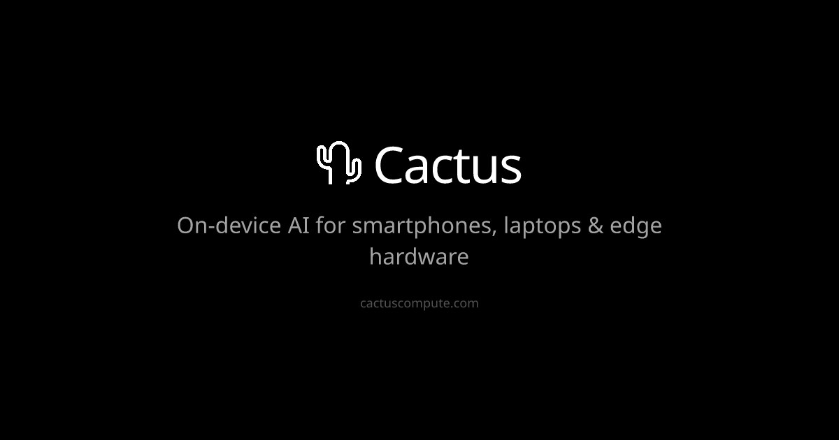 Cactus выпускает сверхлегкую ИИ-модель для автономного управления устройствами