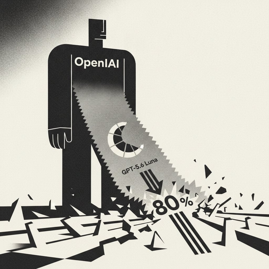 OpenAI slashes GPT-5.6 Luna prices by 80 percent to crush competitor margins