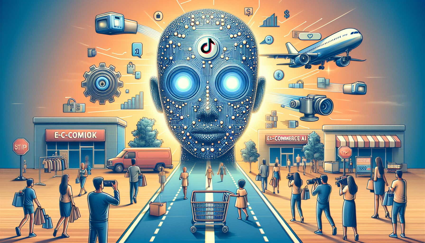 Create a photorealistic, professional, and cinematic wide shot in the editorial news photography style. It should visual