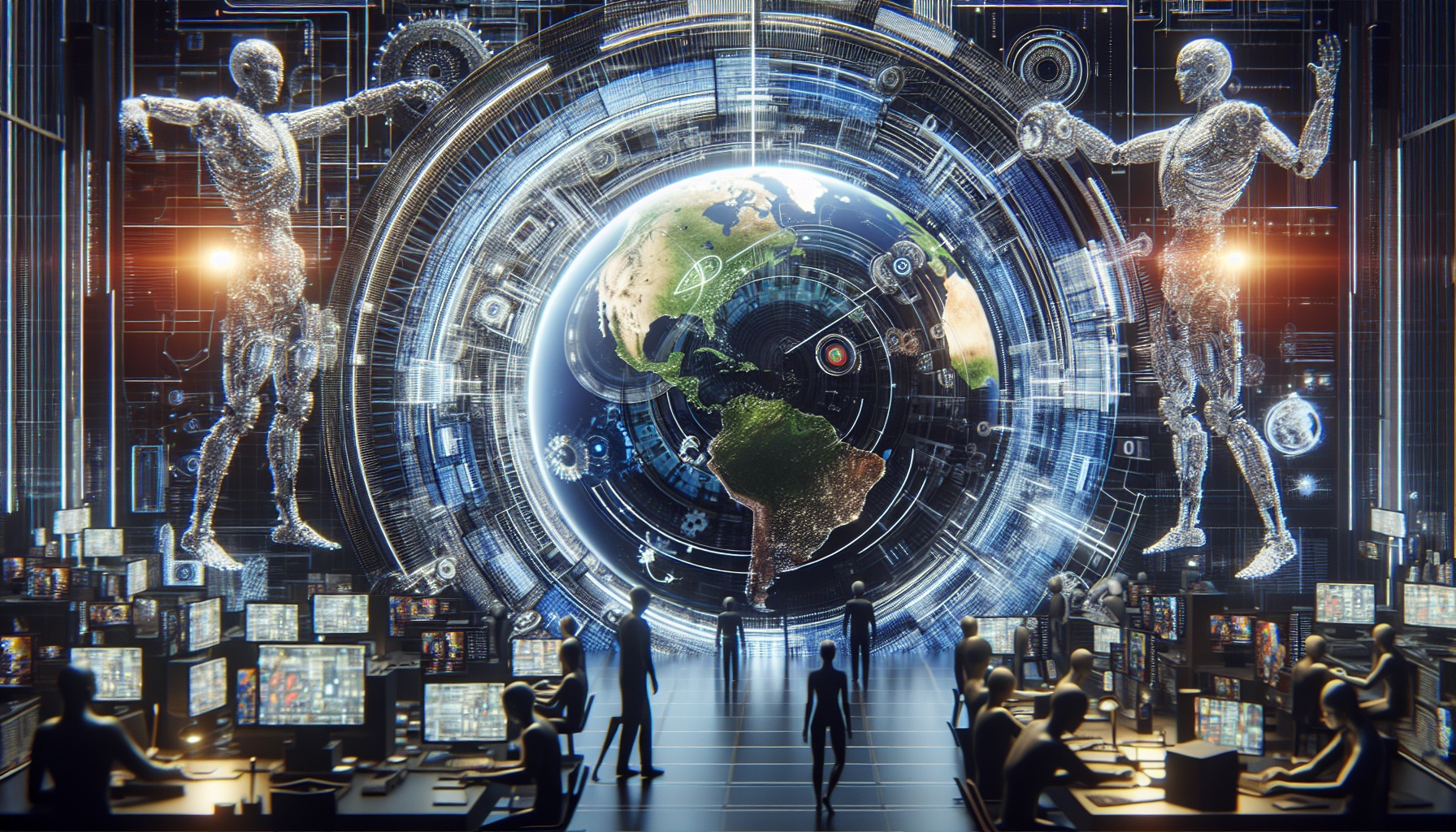 Generate a photorealistic and cinematic wide shot image, emphasizing a professional editorial news photography style, re